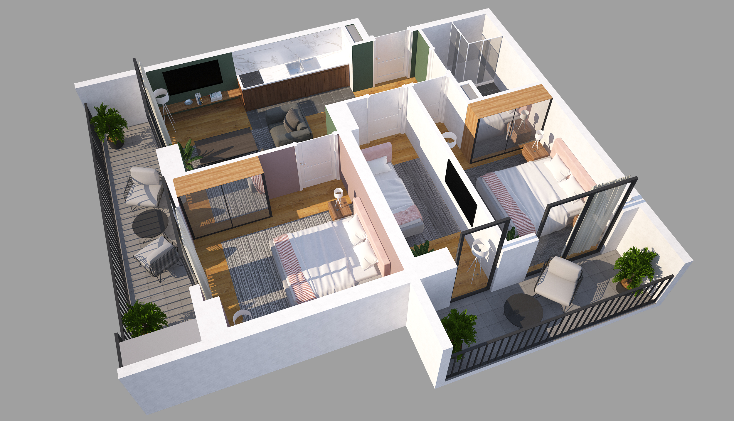 ბინა №60 — 3D