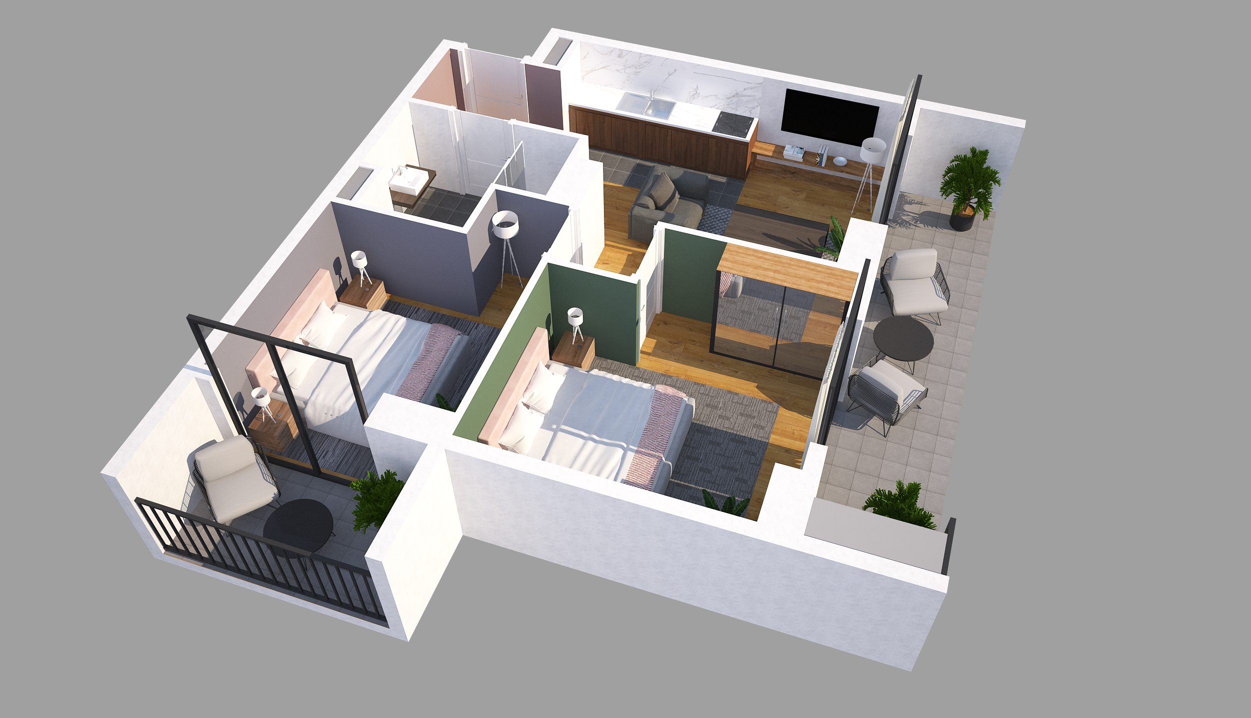 ბინა №85 — 3D